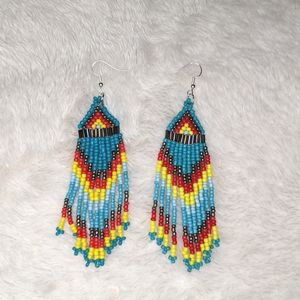 Handmade beaded earrings